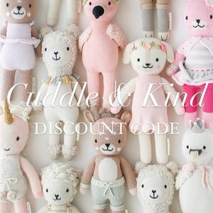 DISCOUNT CODE - Save 20% off your Cuddle & Kind purchase!
